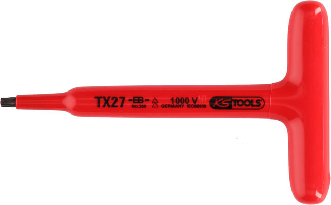 KS TOOLS Chiave innesto Torx con impugnatura a T con isolamento protettivo, T20, 120 mm ( 117.2414 )