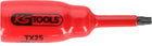 KS TOOLS 3/8' Bussola con isolamento protettivo per viti Torx, T40, corta ( 117.2461 )