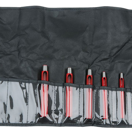 KS TOOLS Juego de sacabocados circulares, 6 pzs ( 129.2113 )