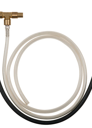 KS TOOLS Manometer-Anschlussschlauch mit 1/4" Schlauchanschluss mit Ventil für Bosch CSI und GM TBI Systeme ( 150.2362 ) - Toolbrothers