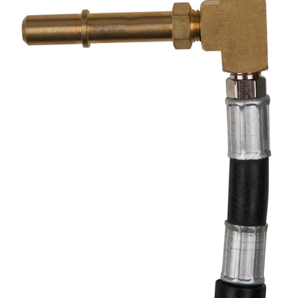 KS TOOLS Manometer-Anschlussschlauch mit 1/4" Schlauchanschluss inkl.Druckablassventil transparenten Schlauch ( 150.2366 ) - Toolbrothers