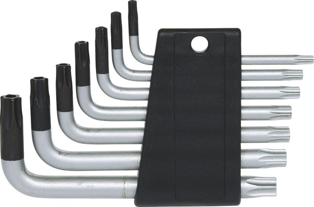 KS TOOLS Juego de Llaves Torx acodadas con orificio, 7 pzs TB10-TB40 ( 151.4150 )