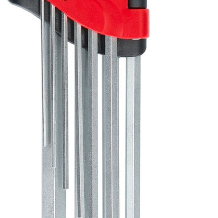 KS TOOLS Innensechskant-Winkelstiftschlüssel-Satz, extra lang, 10-tlg Zoll ( 151.4960 ) - Toolbrothers