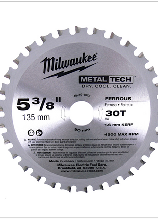 Milwaukee HD 18 MS-0 Akku Handkreissäge 18 V 135 mm Li-ion  Solo - ohne Akku ohne Ladegerät ohne Koffer - Toolbrothers
