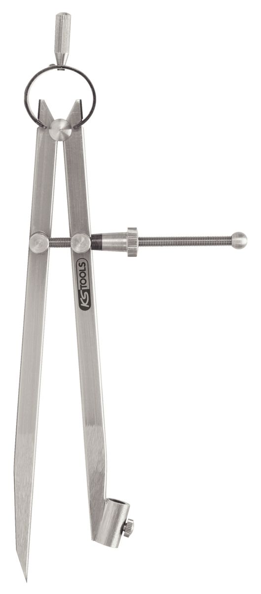 KS TOOLS Präzisions-Feder-Spitzzirkel mit Bleistifthalter ( 300.0411 ) - Toolbrothers