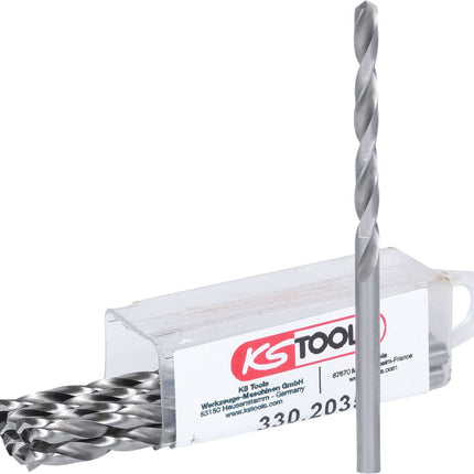 KS TOOLS HSS-G Spiralbohrer, 3,5mm, 10er Pack ( 330.2035 ) - Toolbrothers