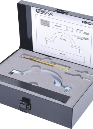 KS TOOLS Serie di utensili per messa in fase motore per GM / Isuzu / Opel / Saab, 5 pz ( 400.0700 )