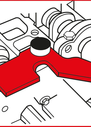 KS TOOLS Motoreinstell-Werkzeug-Satz für Ford, 5-tlg ( 400.4150 ) - Toolbrothers