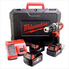 Milwaukee M18 BPD 403 C Akku Schlagbohrschrauber 18V 60Nm + 3x Akkus 4,0Ah + Ladegerät im Koffer - Toolbrothers
