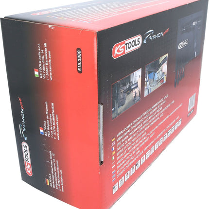 KS TOOLS Vibro-Impact Druckluft-Meißelhammer-Satz, 6-tlg ( 515.3880 )