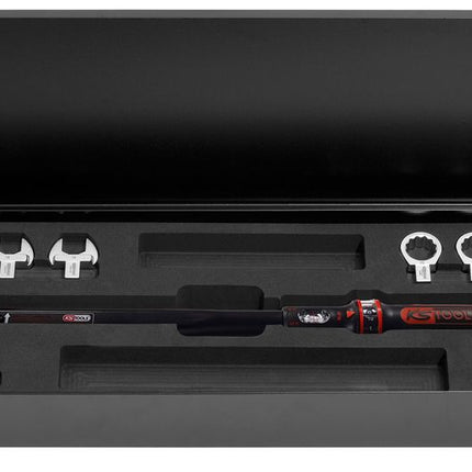 KS TOOLS 9x12mm ERGOTORQUE®precision Einsteck-Drehmomentschlüssel-Satz, 40-200Nm, 33-tlg ( 516.1645 ) - Toolbrothers