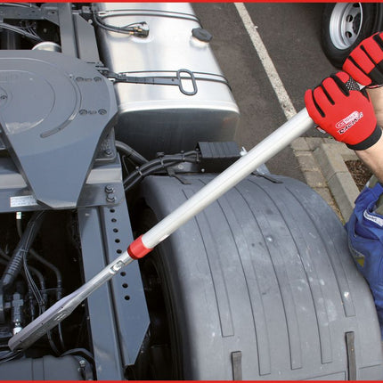 KS TOOLS Llave dinamométrica ALUTORQUEprecision de 1/2', 20-120 Nm, apriete hacia la derecha y la izquierda, cuadrado conductor doble ( 516.5035 )