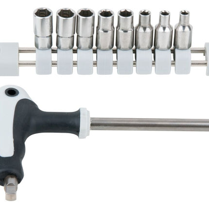 KS TOOLS Serie di chiavi a bussola in ACCIAIO INOX, 9 pz ( 910.2450 )