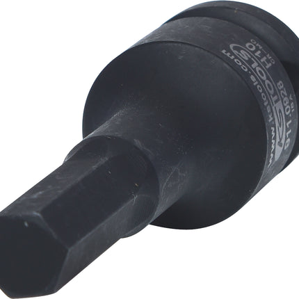 KS TOOLS 1/2" Kraft-Bit-Stecknuss Innensechskant, 10mm ( 911.0928 ) - Toolbrothers