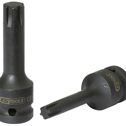 KS TOOLS 1/2" Kraft-Bit-Stecknuss für RIBE-Schrauben, M5 ( 911.0935 ) - Toolbrothers