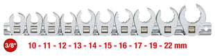 KS TOOLS 3/8" 12-kant-Einsteck-Maulschlüssel-Satz, 10-tlg10-22mm ( 913.3900 ) - Toolbrothers