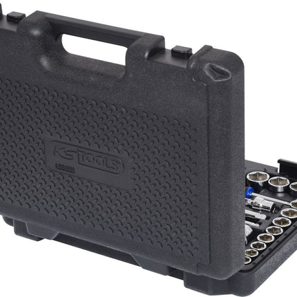 KS TOOLS 1/4"+3/8" CHROMEplus Steckschlüssel-Satz, 99-tlg ( 918.0699 ) - Toolbrothers