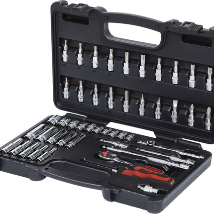 KS TOOLS 1/4" CHROMEplus Steckschlüssel-Satz, 47-tlg ( 918.0847 )