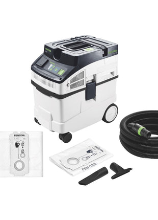 Festool CLEANTEC CT 25 E Absaugmobil 1200 W 25 l ( 577498 ) + SELFCLEAN Filtersack ( 577484 ) - Toolbrothers