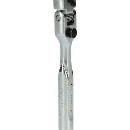 KS TOOLS 1/4" Bit-Gelenk-Umschaltknarren-Satz mit Steckadapter für Stecknüsse, 3-tlg ( 918.1590 ) - Toolbrothers
