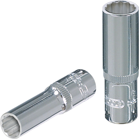 KS TOOLS 1/4" CHROMEplus 12-kant-Stecknuss, lang, 3/8" ( 918.1615 ) - Toolbrothers