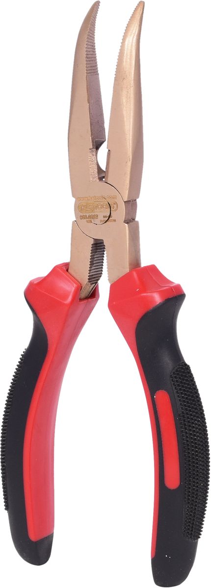 KS TOOLS BERYLLIUMplus Telefonzange gewinkelt 180 mm  ( 962.0612 ) - Toolbrothers