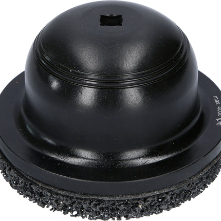 KS TOOLS Juego de lijadora de cubos de rueda de aluminio Ø 150 mm, Ø interior 90 mm, 2pzs ( 100.5080 )