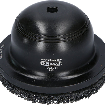 KS TOOLS Juego de lijadora de cubos de rueda de aluminio Ø 150 mm, Ø interior 90 mm, 2pzs ( 100.5080 )