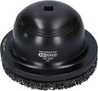 KS TOOLS Juego de lijadora de cubos de rueda de aluminio Ø 150 mm, Ø interior 90 mm, 2pzs ( 100.5080 )