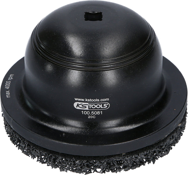 KS TOOLS Juego de lijadora de cubos de rueda de aluminio Ø 150 mm, Ø interior 90 mm, 2pzs ( 100.5080 )