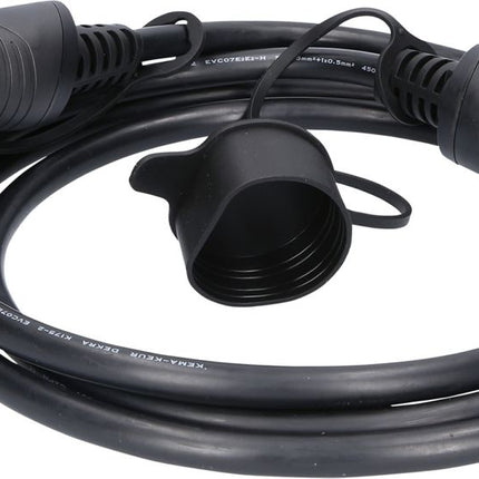 KS TOOLS efuturo Ladekabel gerade, Typ 2 auf Typ 2 Stecker, 3 Phasen, bis zu 11 kW, 16 A, 400 V, Mode 3,3 Meter ( 117.7165 )