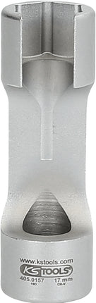 KS TOOLS Llave especial de 3/8' para conducciones de inyección, 17 mm ( 405.0157 )