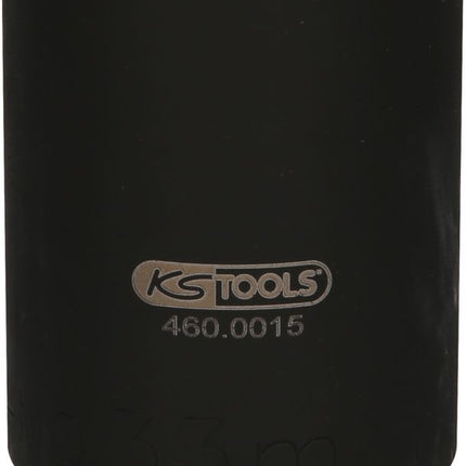 KS TOOLS Llave para tuercas de eje de 3/4', 6 cantos, larga, 33 mm ( 460.0015 )