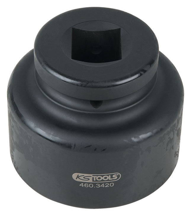 KS TOOLS 1" Achsmuttern-Schlüssel, 8-kant, kurz, 75 mm ( 460.3420 )