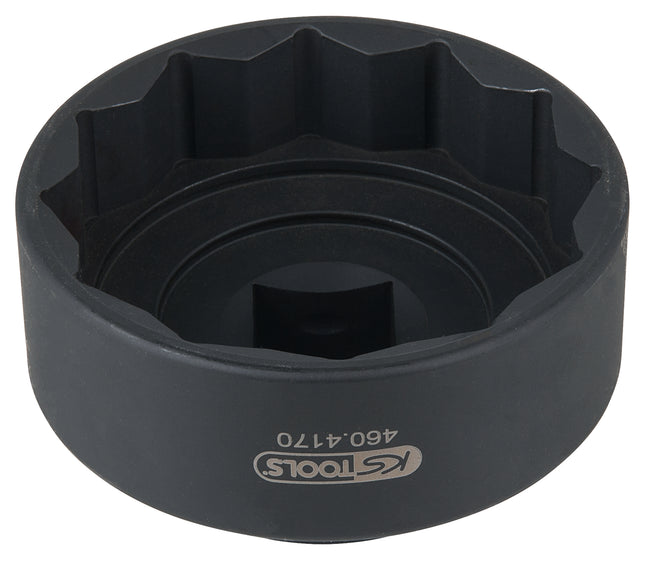 KS TOOLS Clé d'écrou d'essieu 1' 12 pans pour Iveco, 85 mm ( 460.4170 )