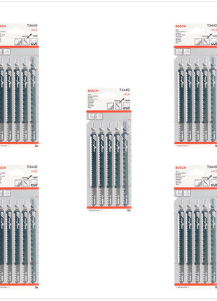 Bosch 25 Stichsägenblätter Speed for Wood T344D ( 2608633A34 ) - Toolbrothers