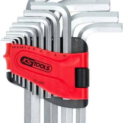 KS TOOLS Jeu de clé mâle, 6 pans, 14 pcs1,5-19mm ( 151.4590 )