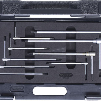 KS TOOLS Serie di chiavi a T a 3 punte,9 pz,Torx ( 158.5200 )