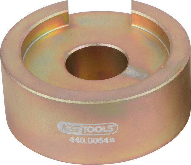 KS TOOLS Montage-Gegenhalteplatte VW / Audi / Seat / Skoda, Ø 64 mm ( 440.0064A )