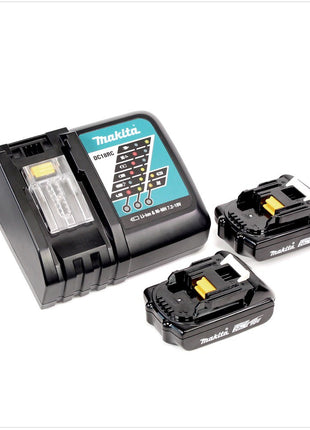 Makita DHP 453 RATK Akku Schlagbohrschrauber 18 V 42 Nm + 2x Akku 2,0 Ah + Ladegerät + 101 tlg. Werkzeugset + Koffer - Toolbrothers