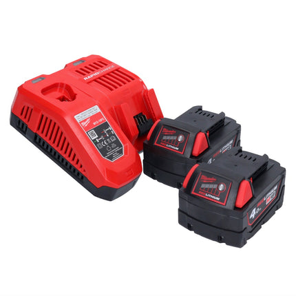 Clavadora a batería Milwaukee M18 FN16GA-402X 18 V 32 - 64 mm sin escobillas + 2x baterías 4,0 Ah + cargador + caja HD