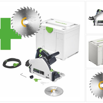Festool TS 55 F-Plus Master Edition zagłębiarka 1200 W 160 mm ( 577843 ) + tarcza pilarska + Systainer