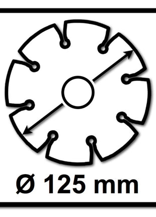 Bosch Standard for Universal diamond cutting disc 125 x 22.23 mm 5 pcs. ( 5x 2608615059 ) for concrete, steel-concrete, brick, lime and sandstone