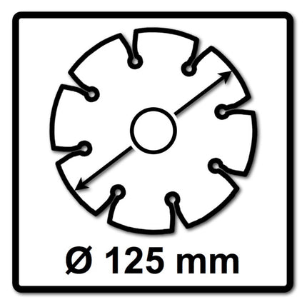 Bosch Standard do uniwersalnej diamentowej tarczy tnącej 125 x 22,23 mm 5 szt. ( 5x 2608615059 ) do betonu, stali-betonu, cegły, wapna i piaskowca