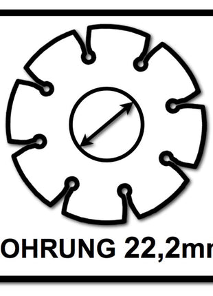 Bosch Standard for Universal diamond cutting disc 125 x 22.23 mm 5 pcs. ( 5x 2608615059 ) for concrete, steel-concrete, brick, lime and sandstone
