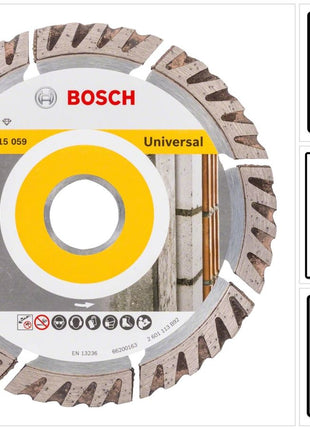 Bosch Standard for Universal diamond cutting disc 125 x 22.23 mm 5 pcs. ( 5x 2608615059 ) for concrete, steel-concrete, brick, lime and sandstone