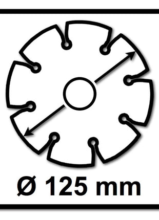 Bosch Standard for Universal diamond cutting disc 125 x 22.23 mm 20 pcs. ( 20x 2608615060 ) for concrete, steel-concrete, brick, lime and sandstone