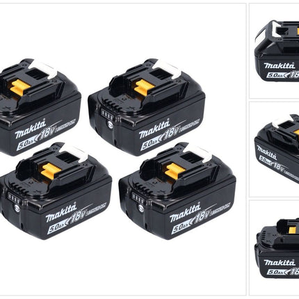 Makita batterie 4x BL 1850 B 18 V 5,0 Ah / 5000 mAh Li-Ion ( 4x 197280-8 )