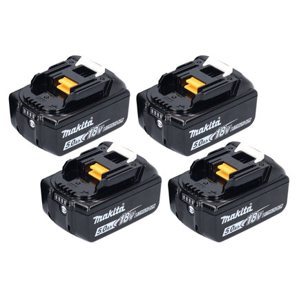 Makita batterie 4x BL 1850 B 18 V 5,0 Ah / 5000 mAh Li-Ion ( 4x 197280-8 )