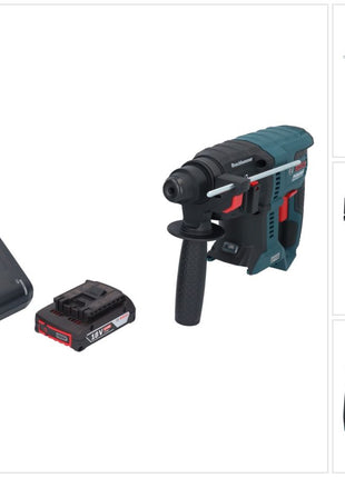 Bosch GBH 18V-21 Professional 18 V 2,0 J SDS plus Brushless trapano a percussione a batteria + 1x batteria 2,0 Ah + kit di ricarica